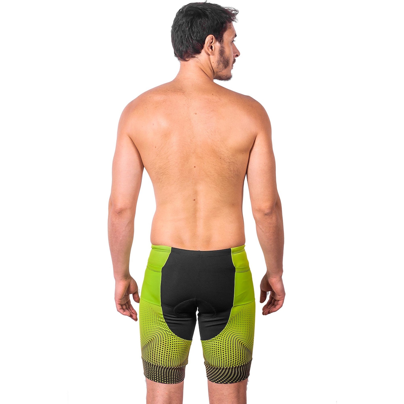 Bermuda de Triathlon Kauna Elite Fluor Power Proteção UV50+ - Masculina - Foto 3