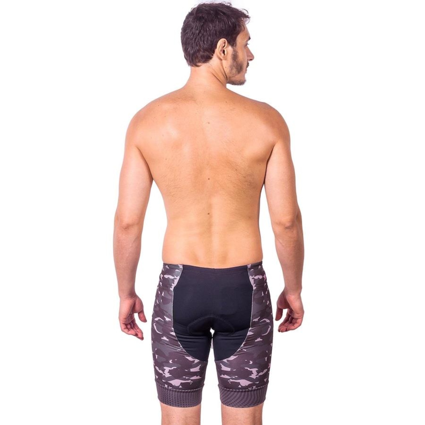 Bermuda de Triathlon Kauna Elite Camuflado Proteção UV50+ - Masculina - Foto 2