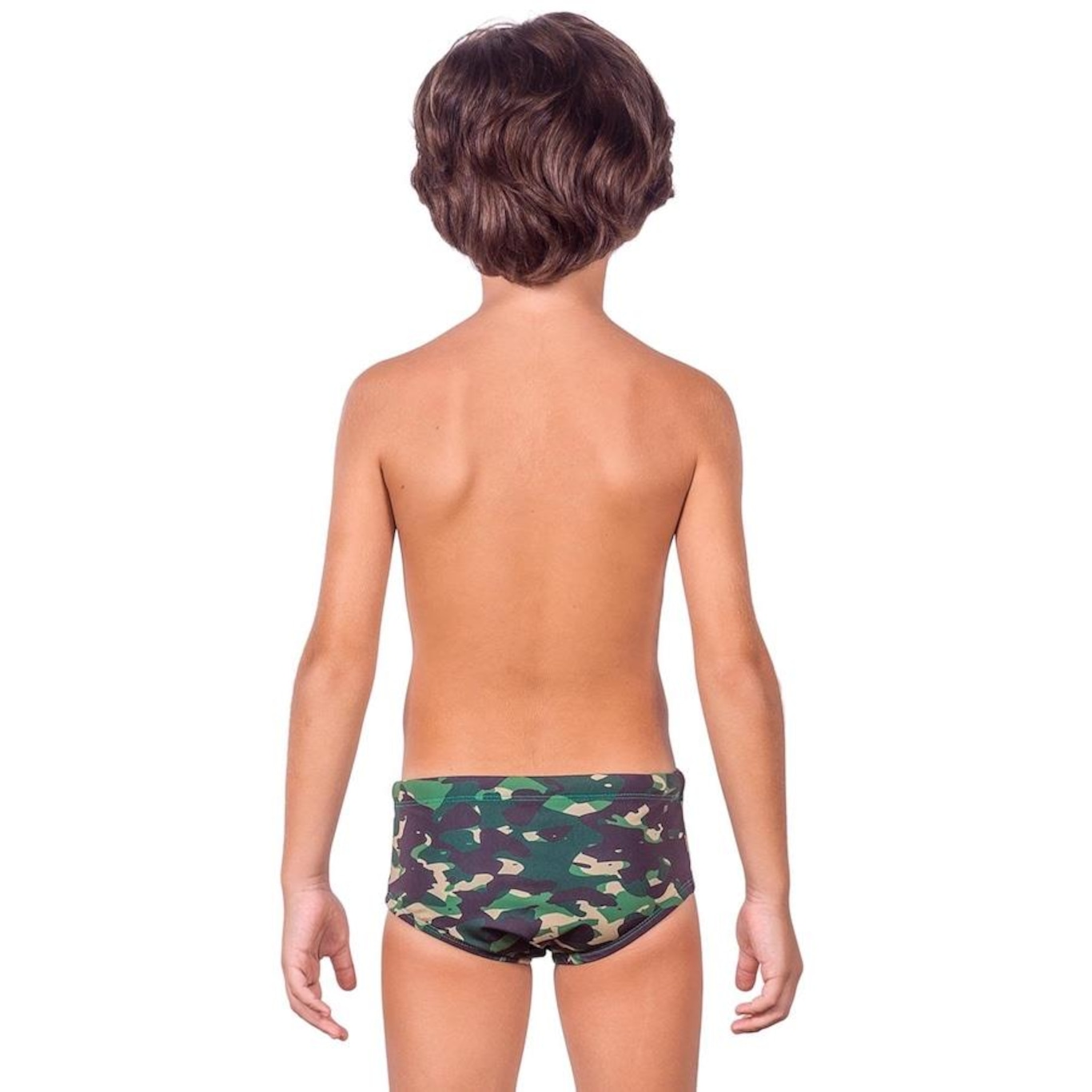 Sunga Kauna Camuflagem Militar Proteção UV50+ - Infantil - Foto 2