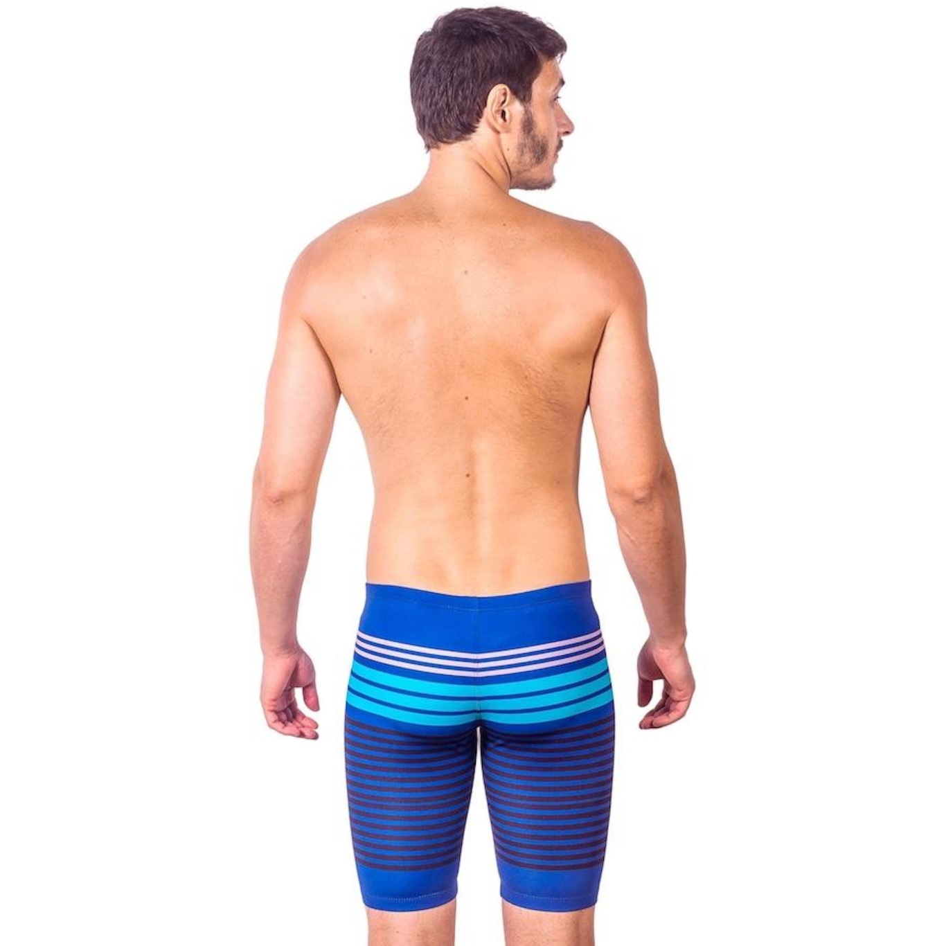 Bermuda de Natação Kauna Parallels Proteção UV50+ - Masculina - Foto 2