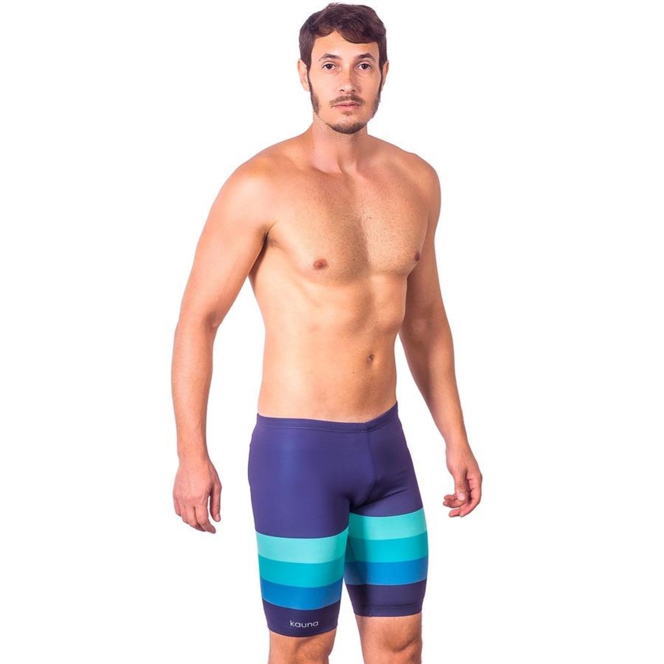 Bermuda de Natação Kauna Horizon Proteção UV50+ - Masculina - Foto 3