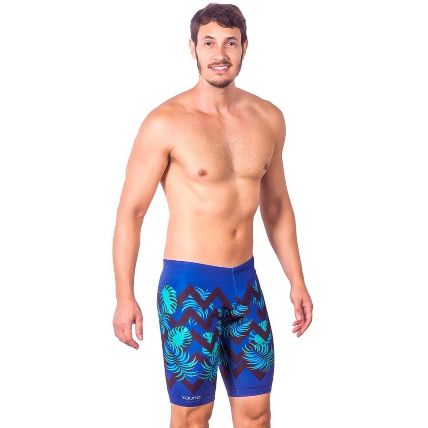 Bermuda de Natação Kauna Hawaii Proteção UV50+ - Masculina - Foto 3