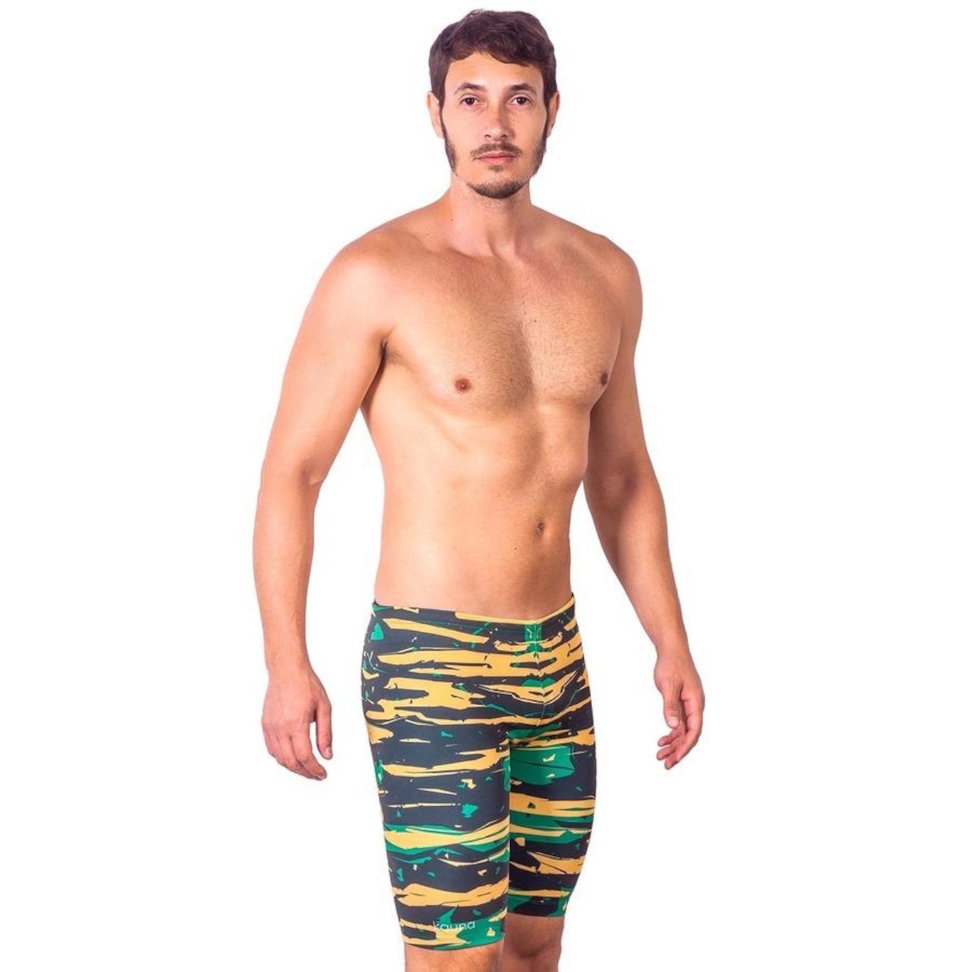 Bermuda de Natação Kauna Camuflagem Serra Leoa Proteção UV50+ - Masculina - Foto 3