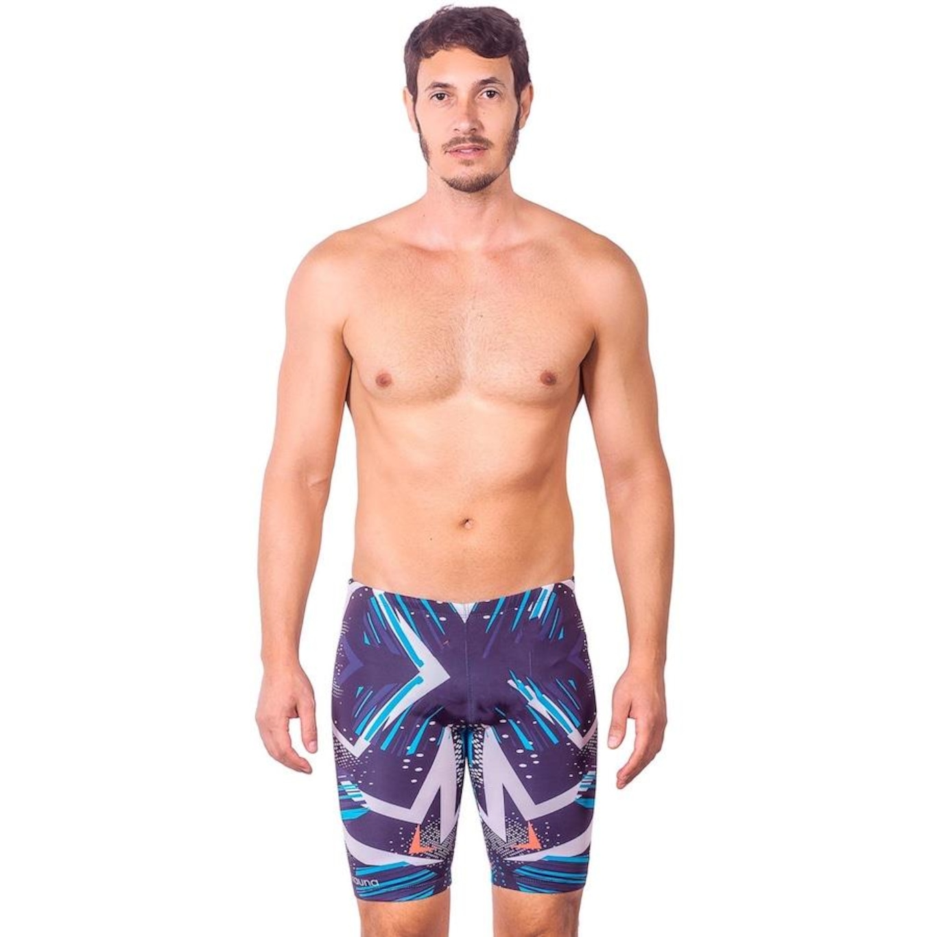 Bermuda de Natação Kauna Big Bang Proteção UV50+ - Masculina - Foto 1