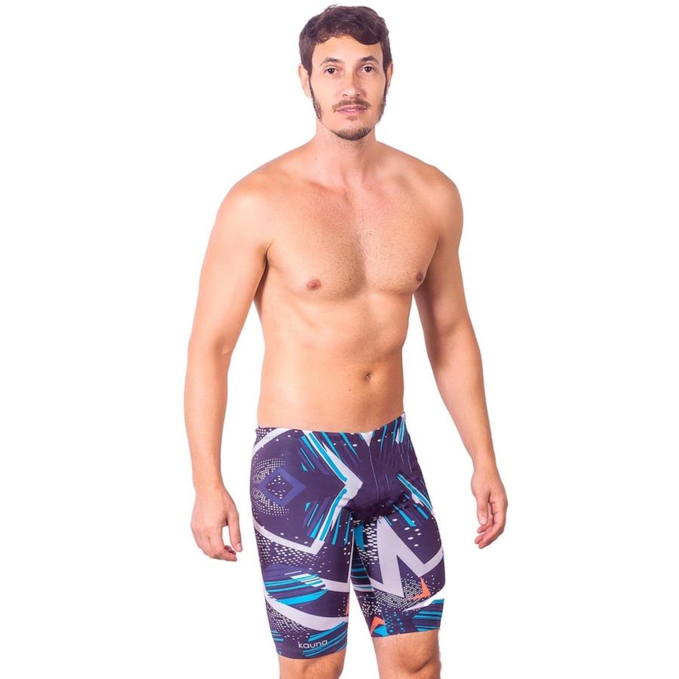 Bermuda de Natação Kauna Big Bang Proteção UV50+ - Masculina - Foto 3