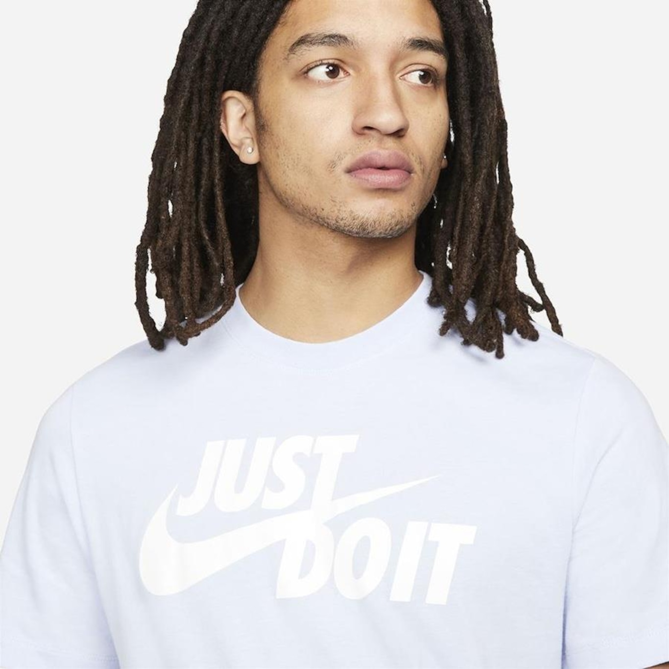 Nike just do it white hot sale t shirt