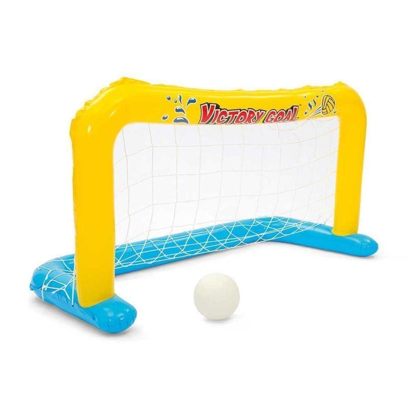 Conjunto Polo Aquático Bestway com Bola e Gol Inflável 1,42m - Foto 2