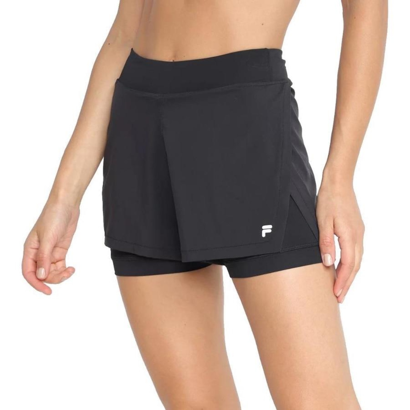 Shorts Fila Run Go To Mars - Feminino - Foto 1