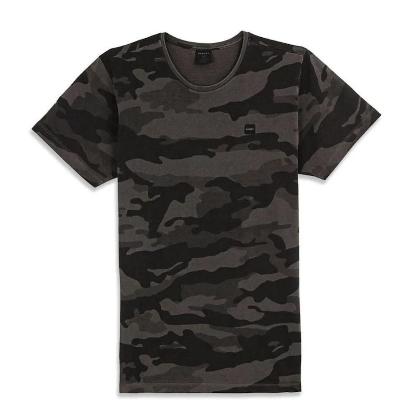 Camiseta Oakley Camuflada Highline Camo Tee Masculina - Vermelho