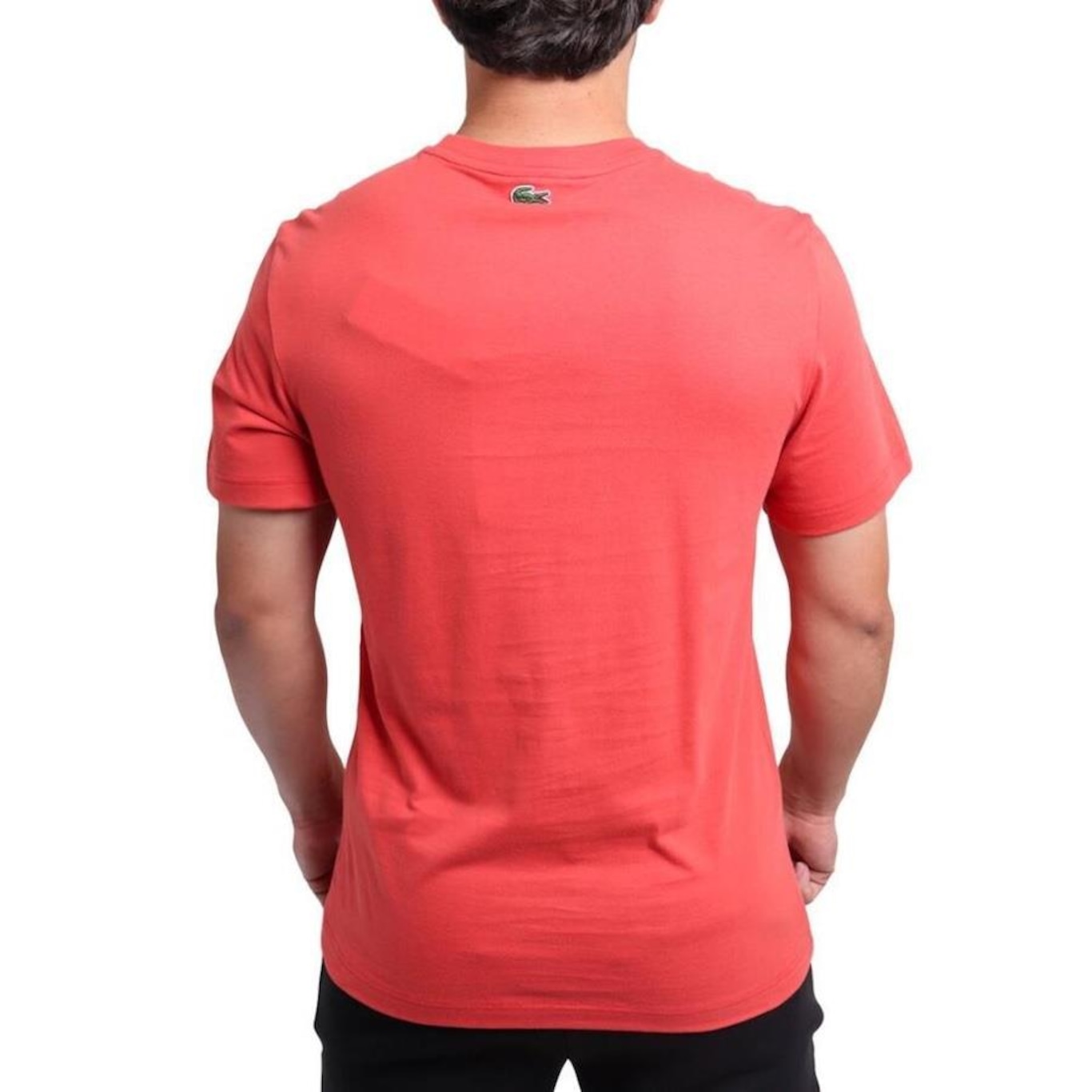 Camiseta Lacoste Regular Fit Crocodilo - Masculina - Foto 2