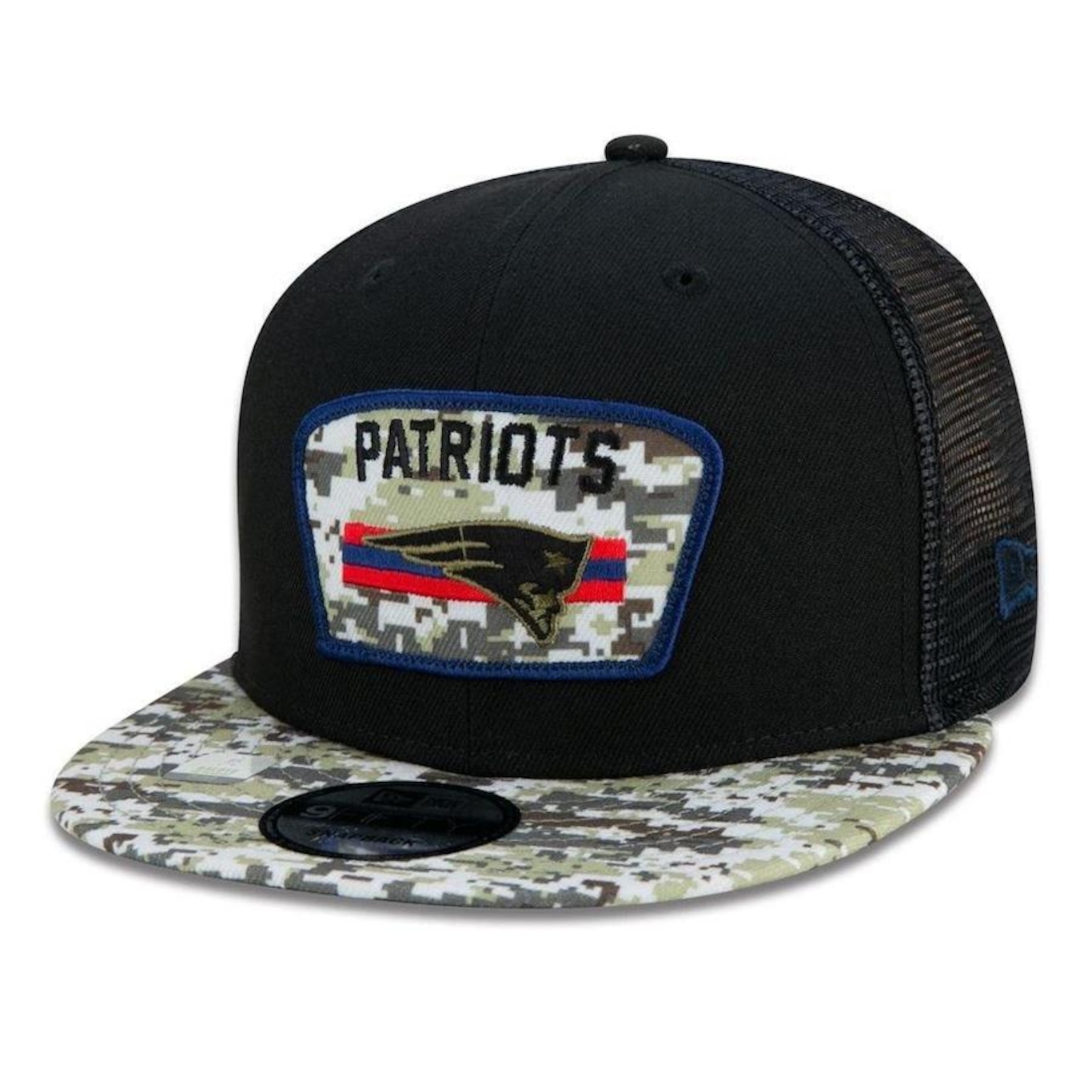 Boné Aba Reta New Era New England Patrios 950 NFL21 Salute to Service - Snapback - Adulto - Foto 1