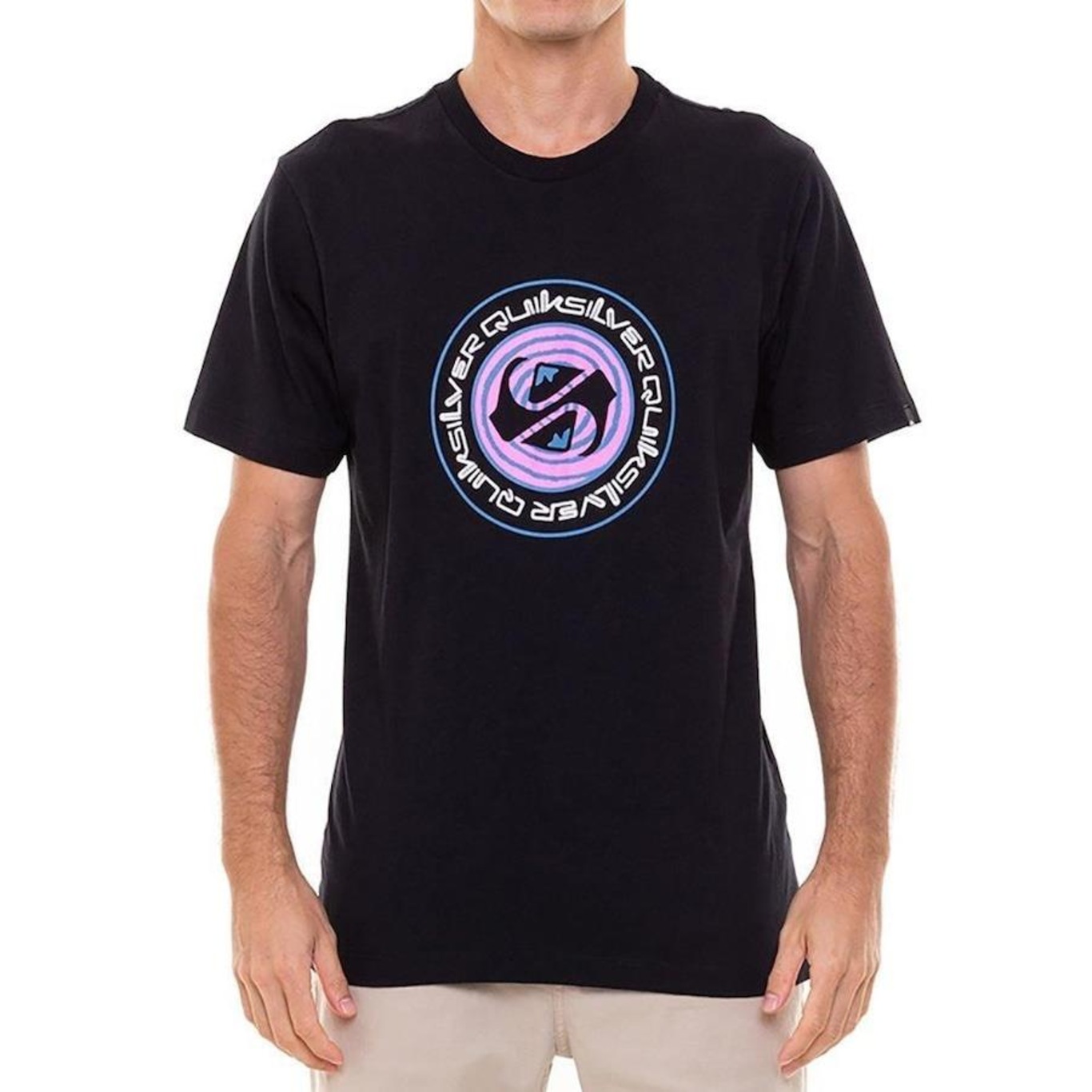 Camiseta Quiksilver Circle Game - Masculina - Foto 1