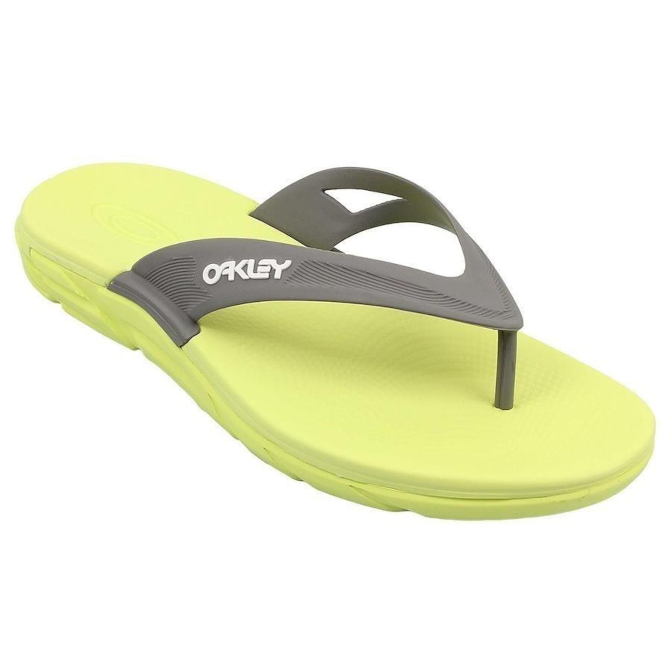 Chinelo Oakley Rest Ii Mark Ii Pale Lime Yellow - Adulto - Foto 1