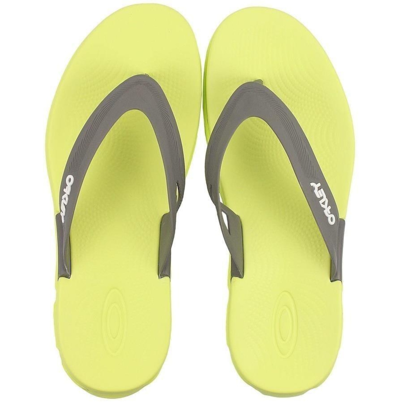 Chinelo Oakley Rest Ii Mark Ii Pale Lime Yellow - Adulto - Foto 2