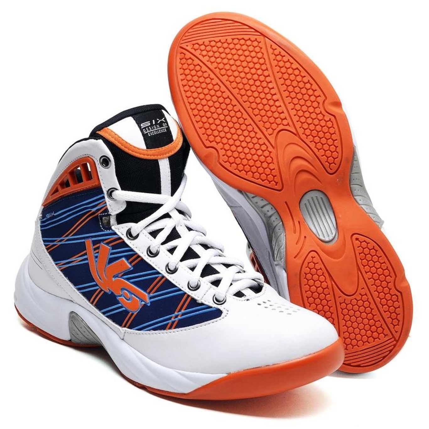 Tênis Six Street Basquete Tamanho Especial Get Up - Masculino - Foto 3