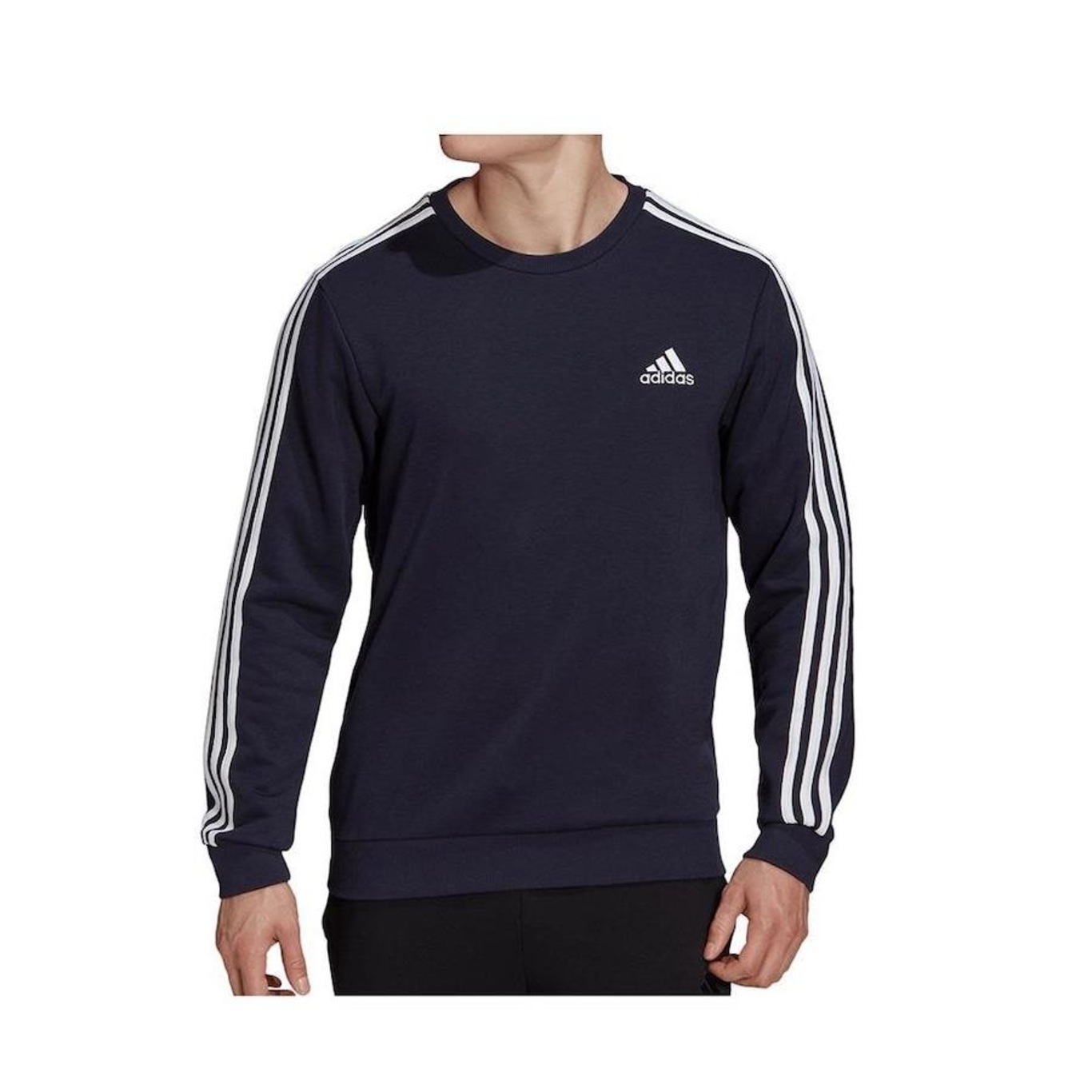 Blusa Moletom Adidas 3 Listras…