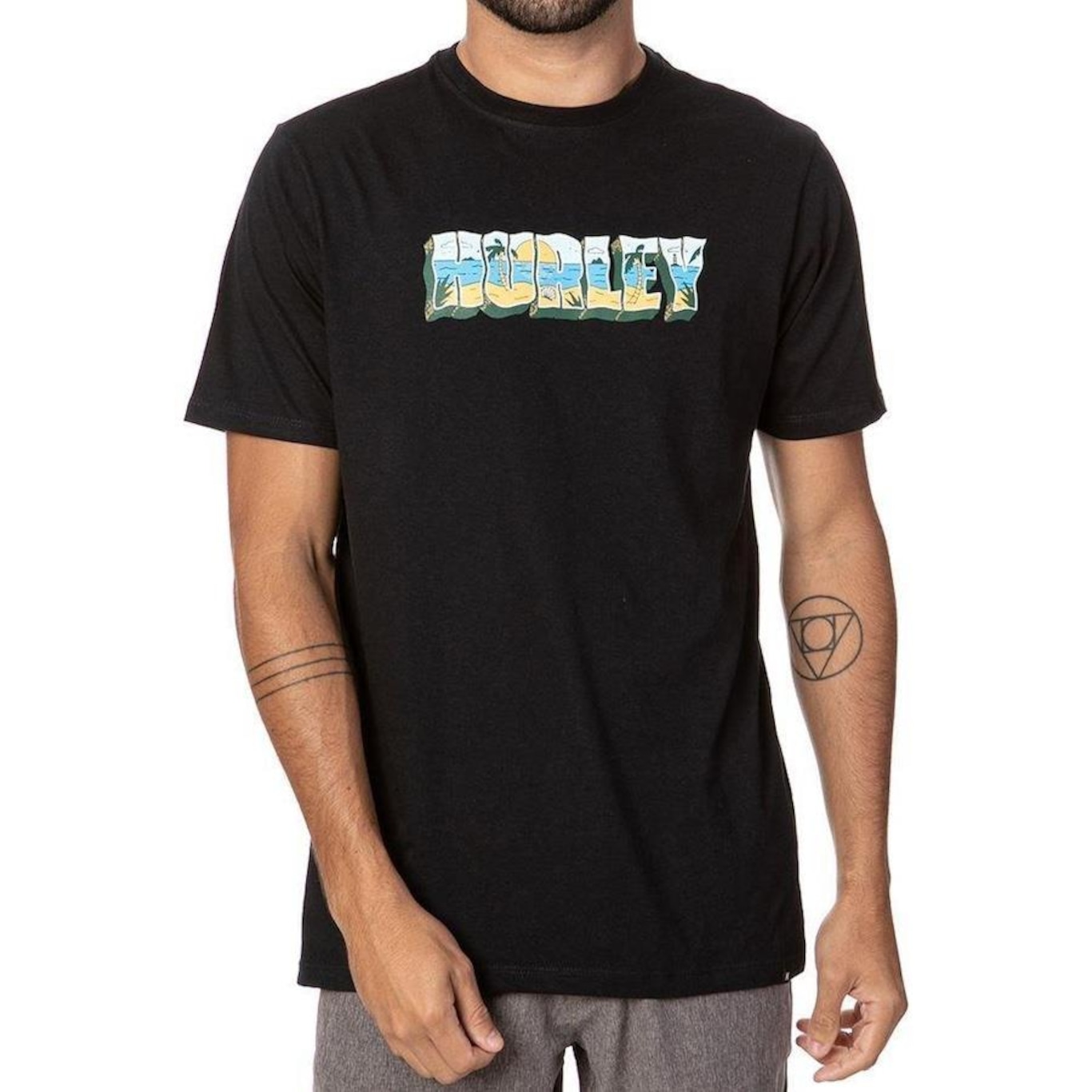 Camiseta Hurley Vacation - Masculina - Foto 1