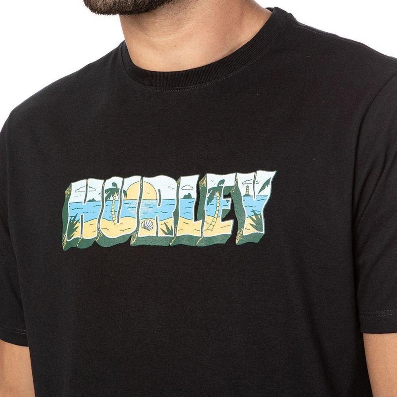 Camiseta Hurley Vacation - Masculina - Foto 3