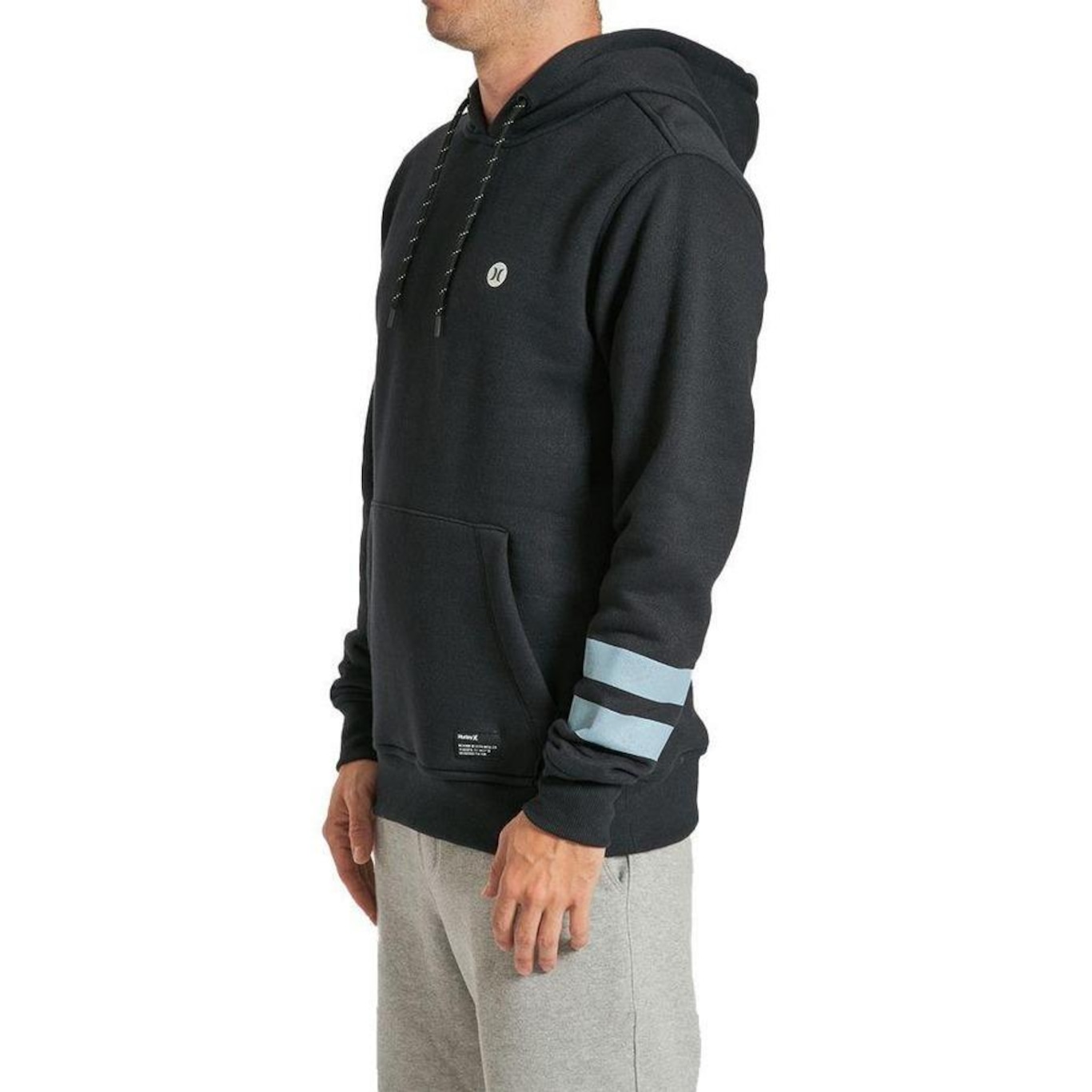 Blusão de Moletom com Capuz Hurley Layers - Masculino - Foto 3