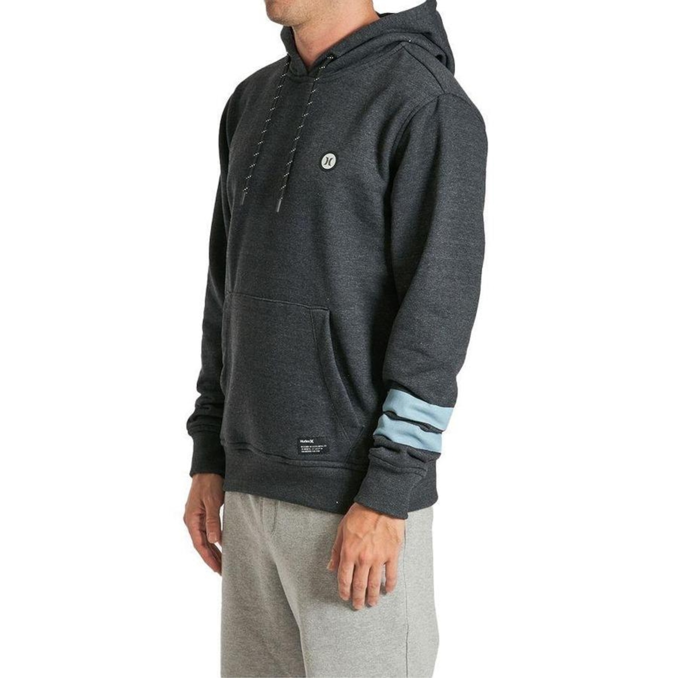 Blusão de Moletom com Capuz Hurley Layers - Masculino - Foto 3