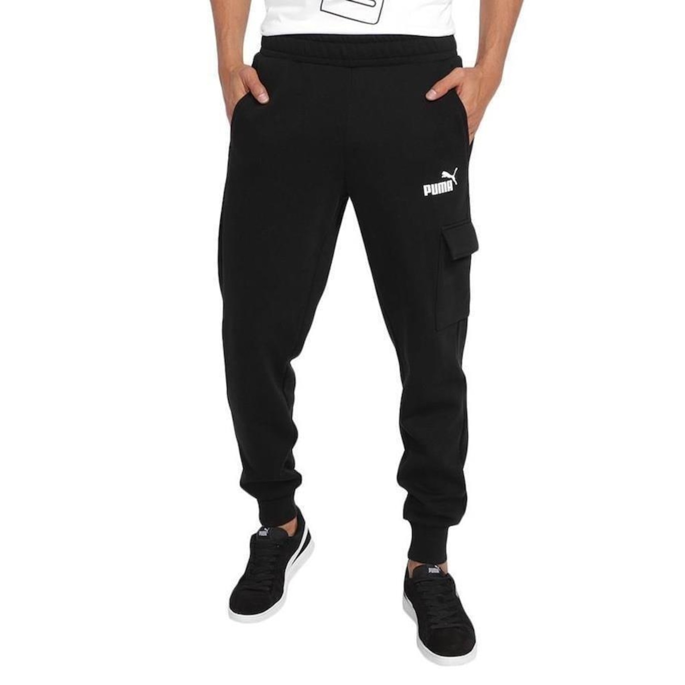 Calça Cargo Puma Essentials - Masculina - Foto 1