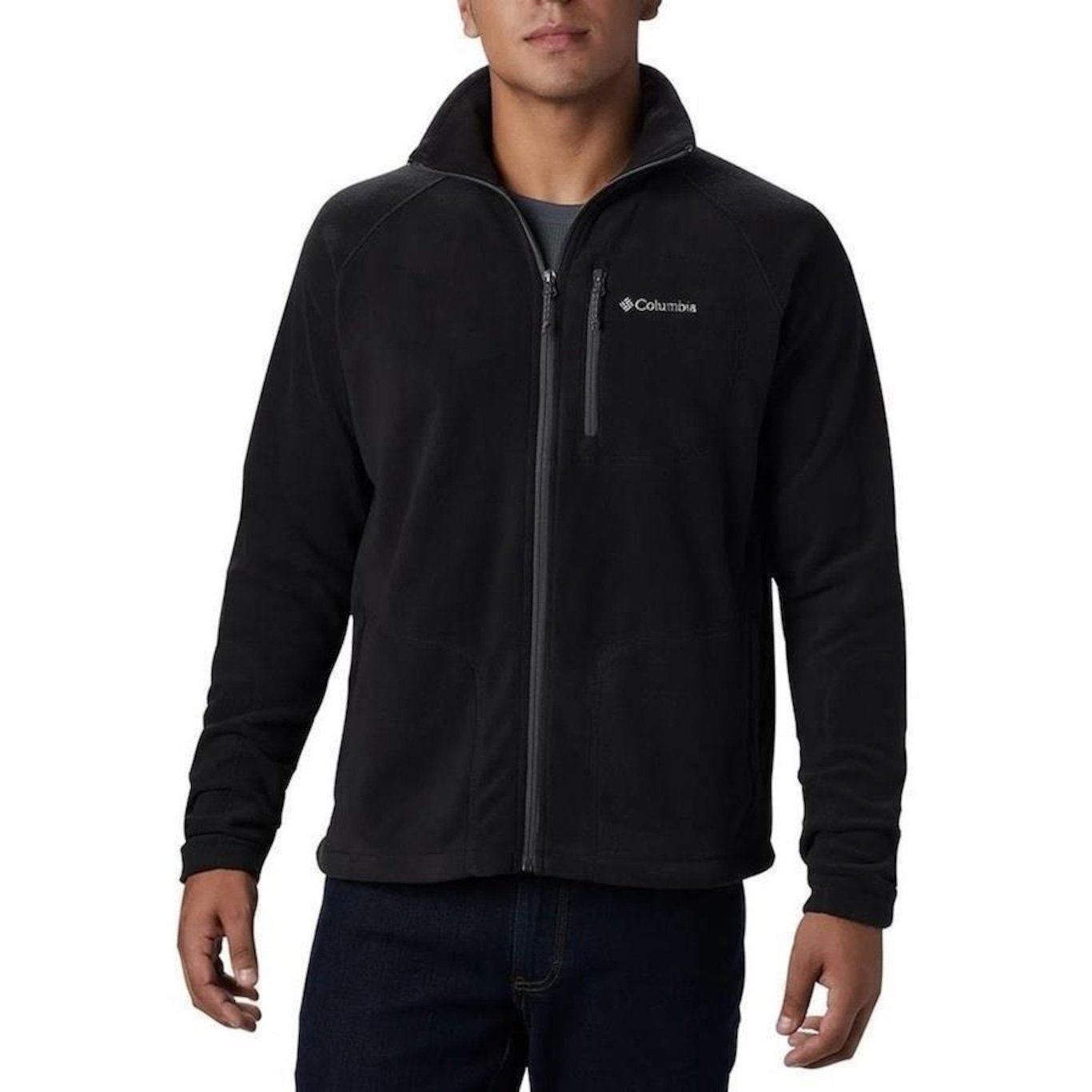 Jaqueta Columbia Fleece Fast Trek II Plus Size - Masculina - Foto 1