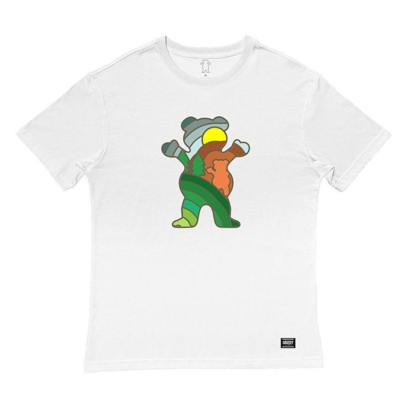 Camiseta Grizzly Vista Og Bear - Masculina - Foto 1