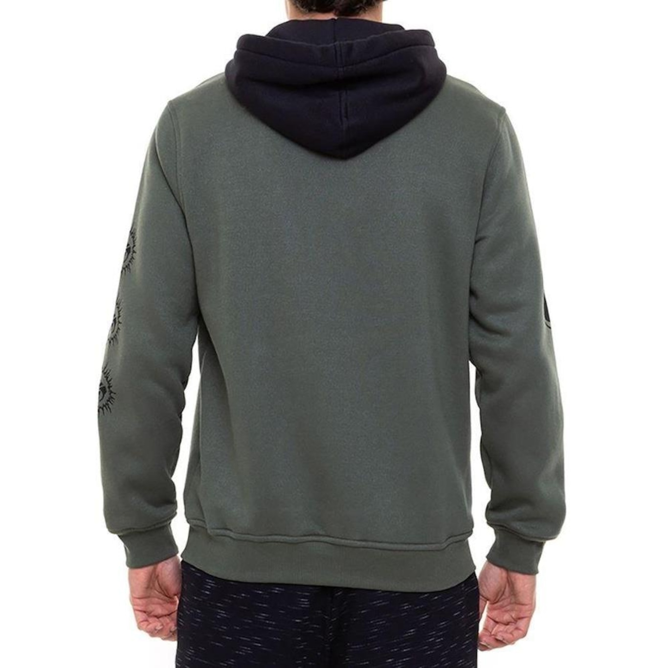 Blusão de Moletom com Capuz Quiksilver Blackout Hood - Masculino - Foto 2