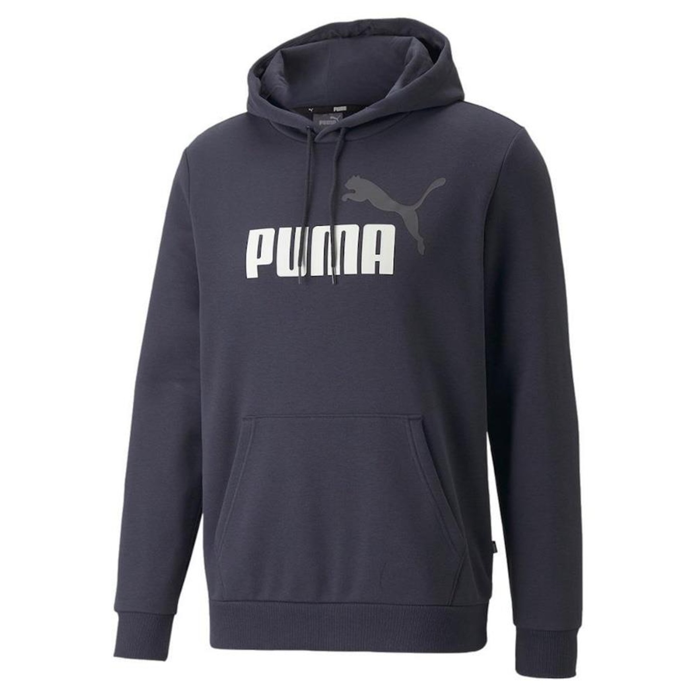 Blusão de Moletom Puma Essentials Plus Two-Tone Big Logo - Masculino - Foto 1