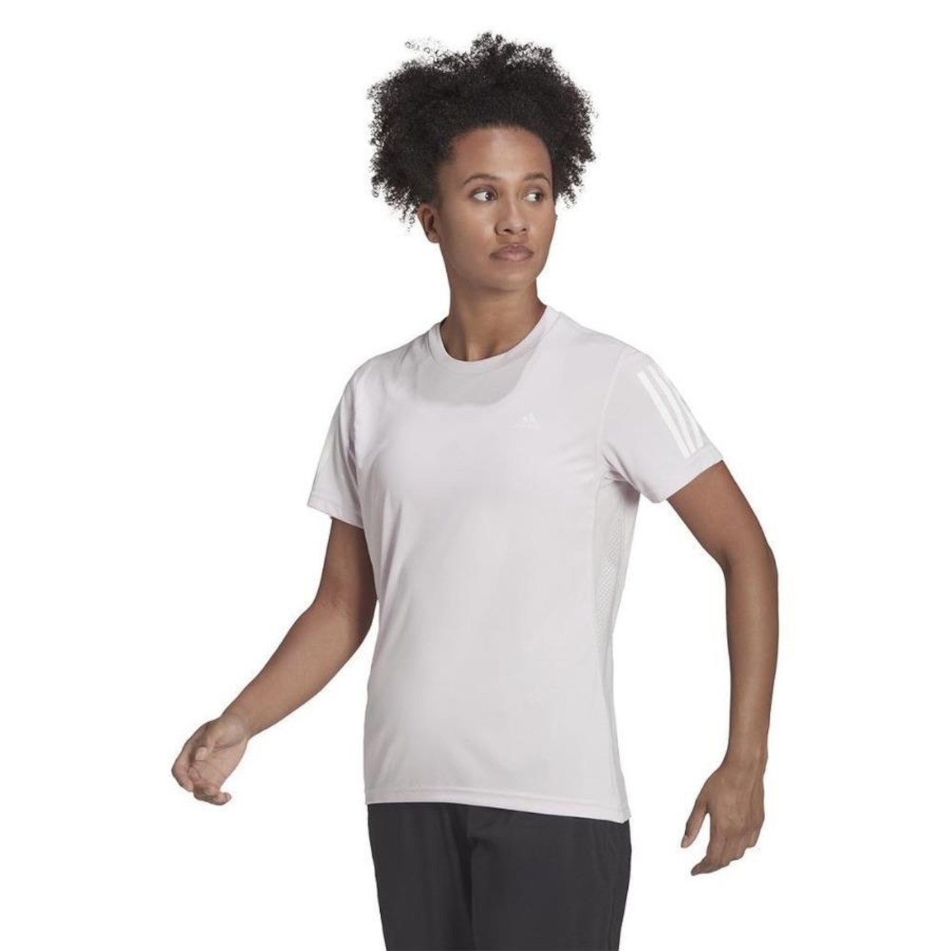 Camiseta adidas Own The Run Cooler - Feminina - Foto 2