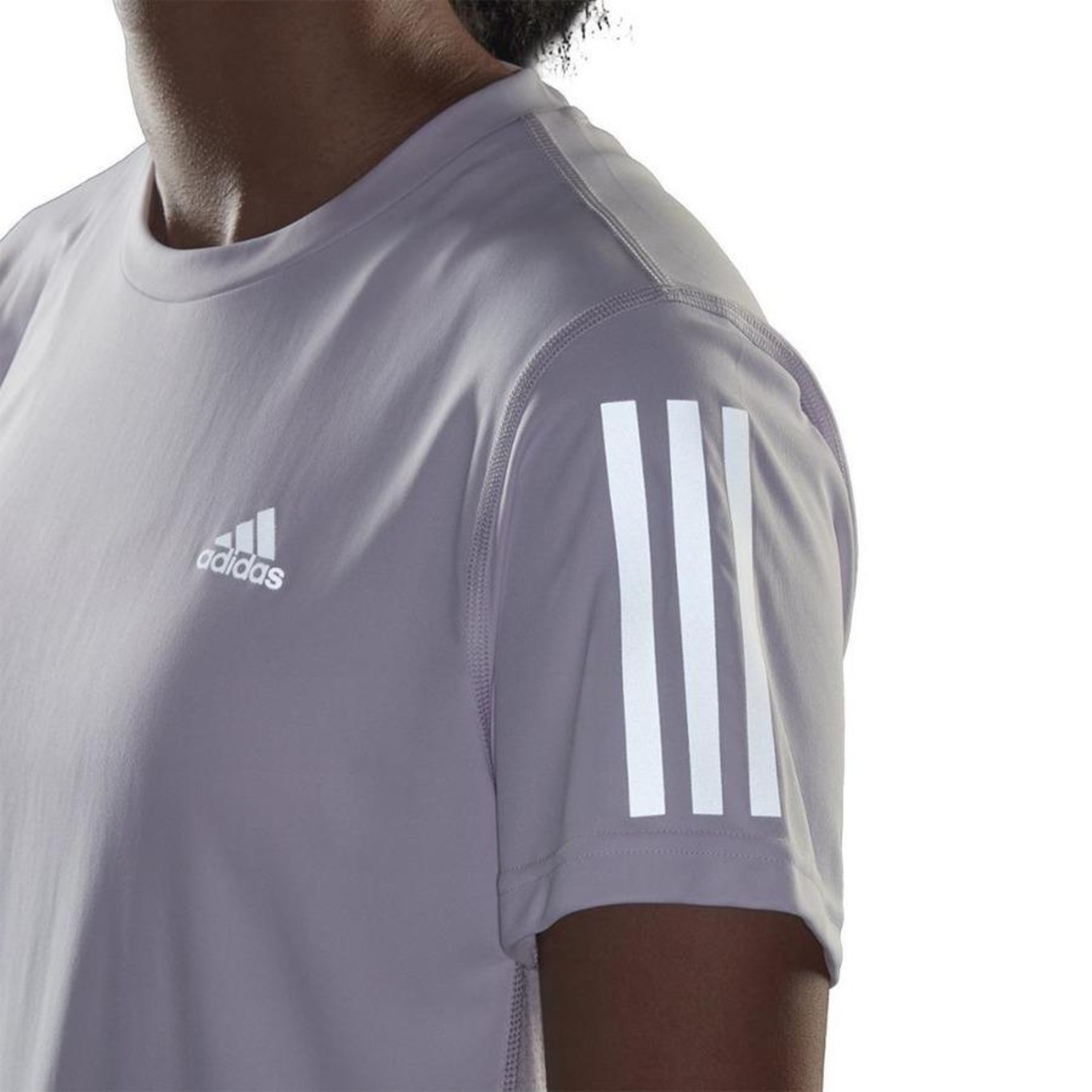 Camiseta adidas Own The Run Cooler - Feminina - Foto 6