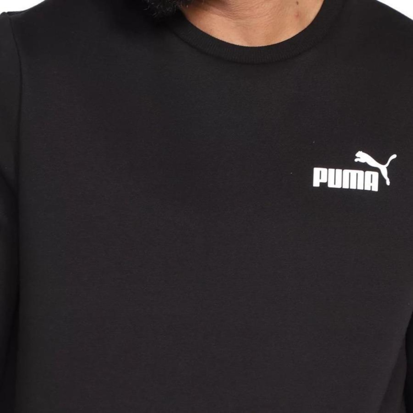 Blusão de Moletom Puma Essentials Small Logo - Masculino - Foto 5