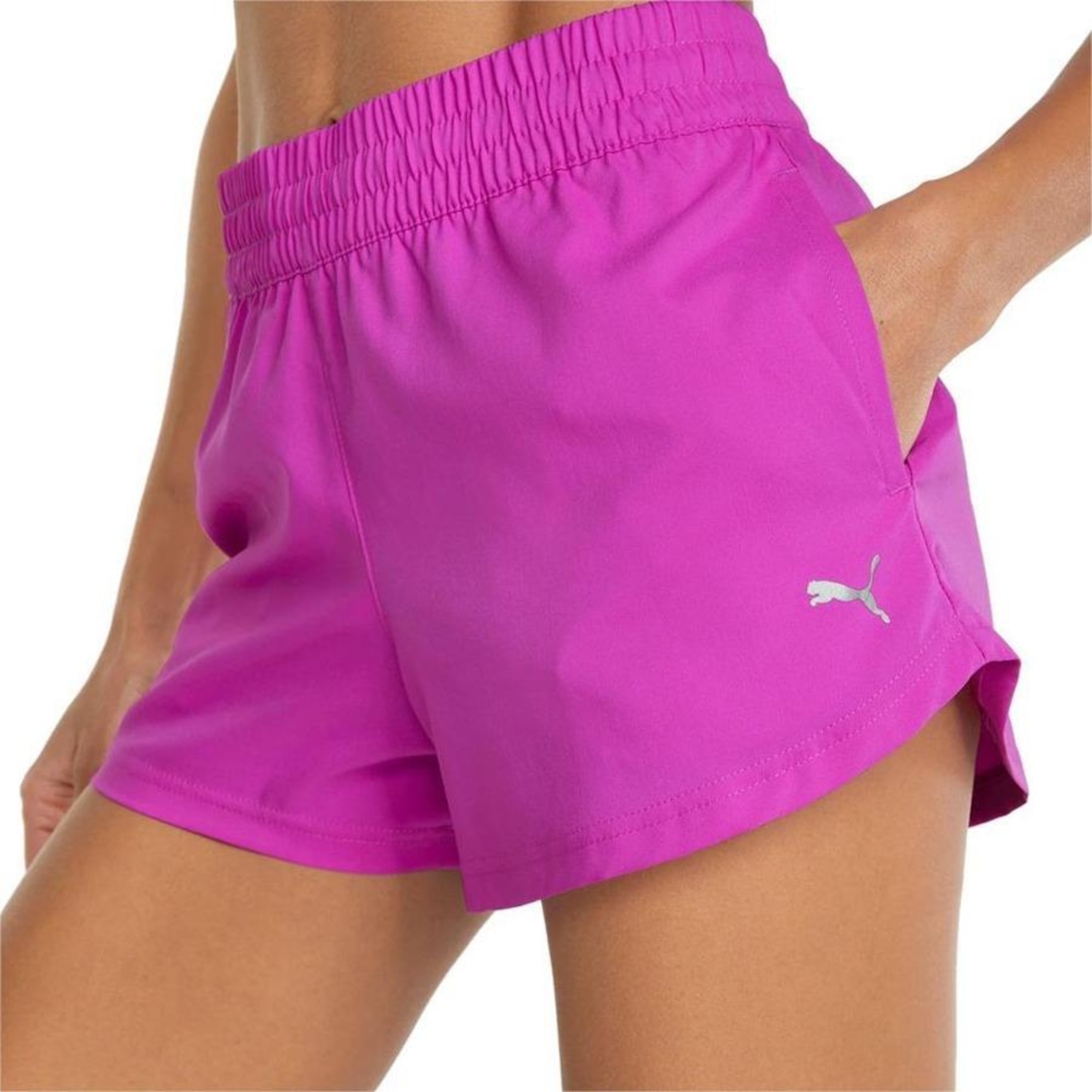 Shorts Puma Performance Woven 3 - Feminino - Foto 5