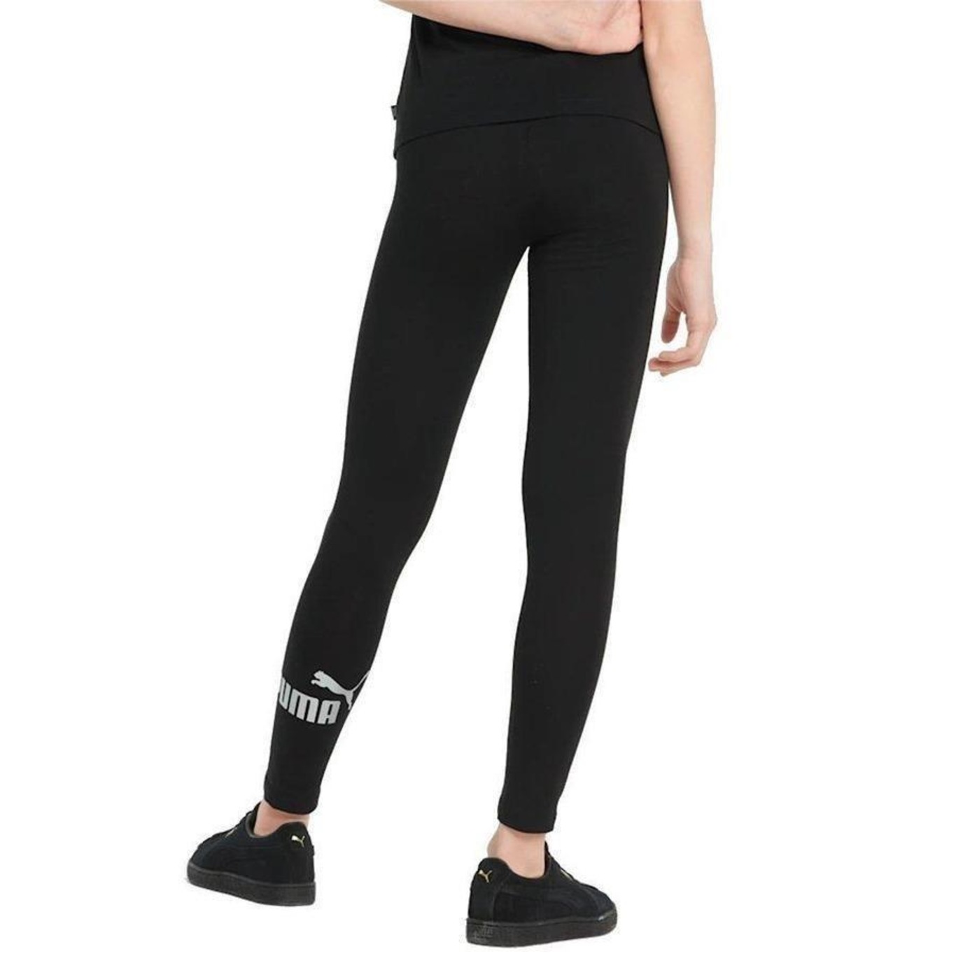 Calça Legging Puma Essentials Logo - Infantil - Foto 4