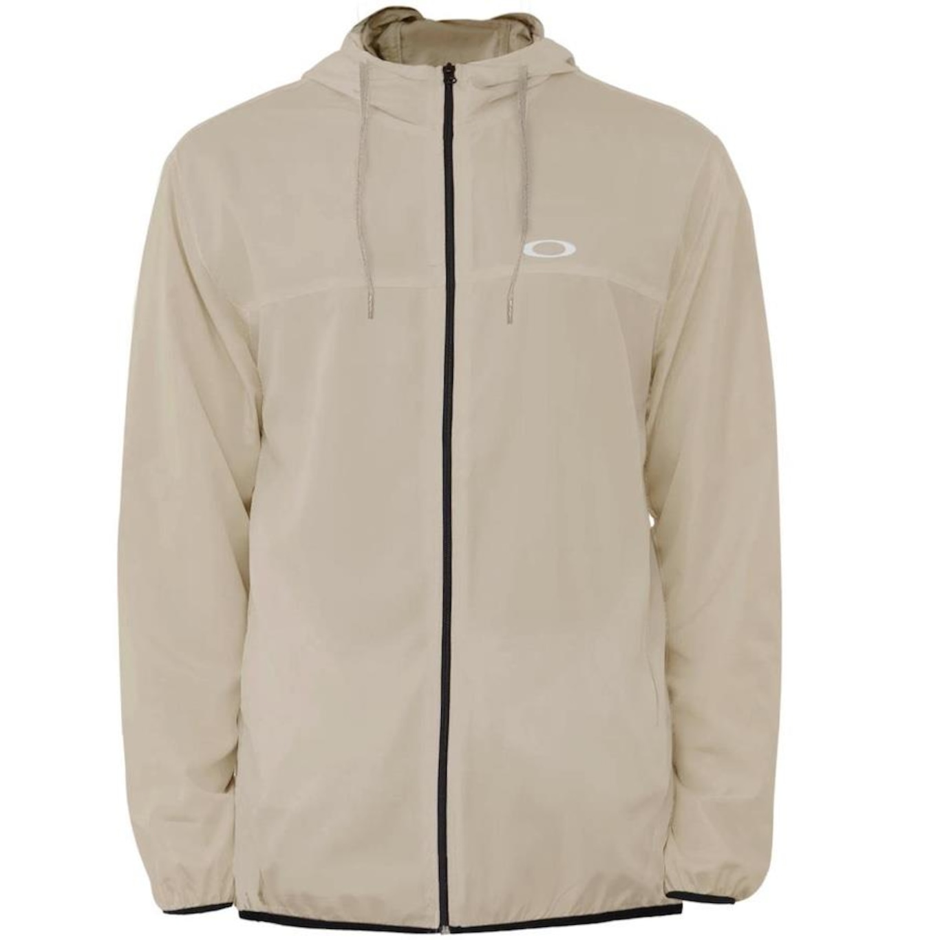 Jaqueta com Capuz Oakley Windbreaker Almond - Masculina - Foto 1