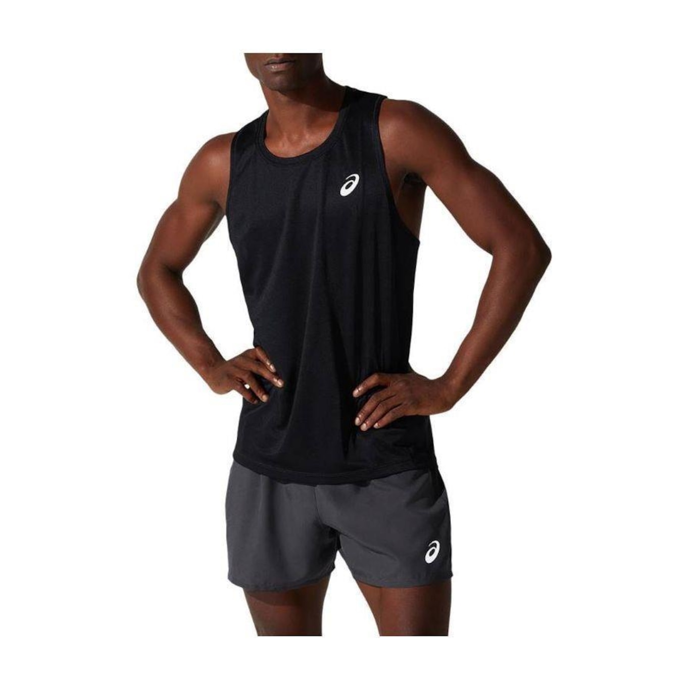 Camiseta Regata Asics Silver - Masculina - Foto 1