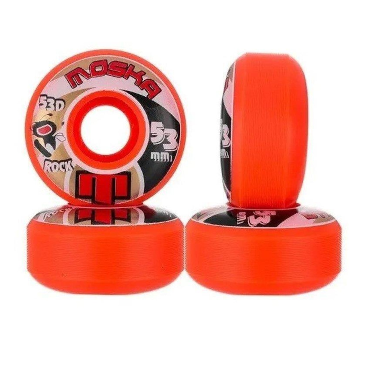 Rodas de Skate Moska Rock 53 mm 101a - 53 mm - Foto 3