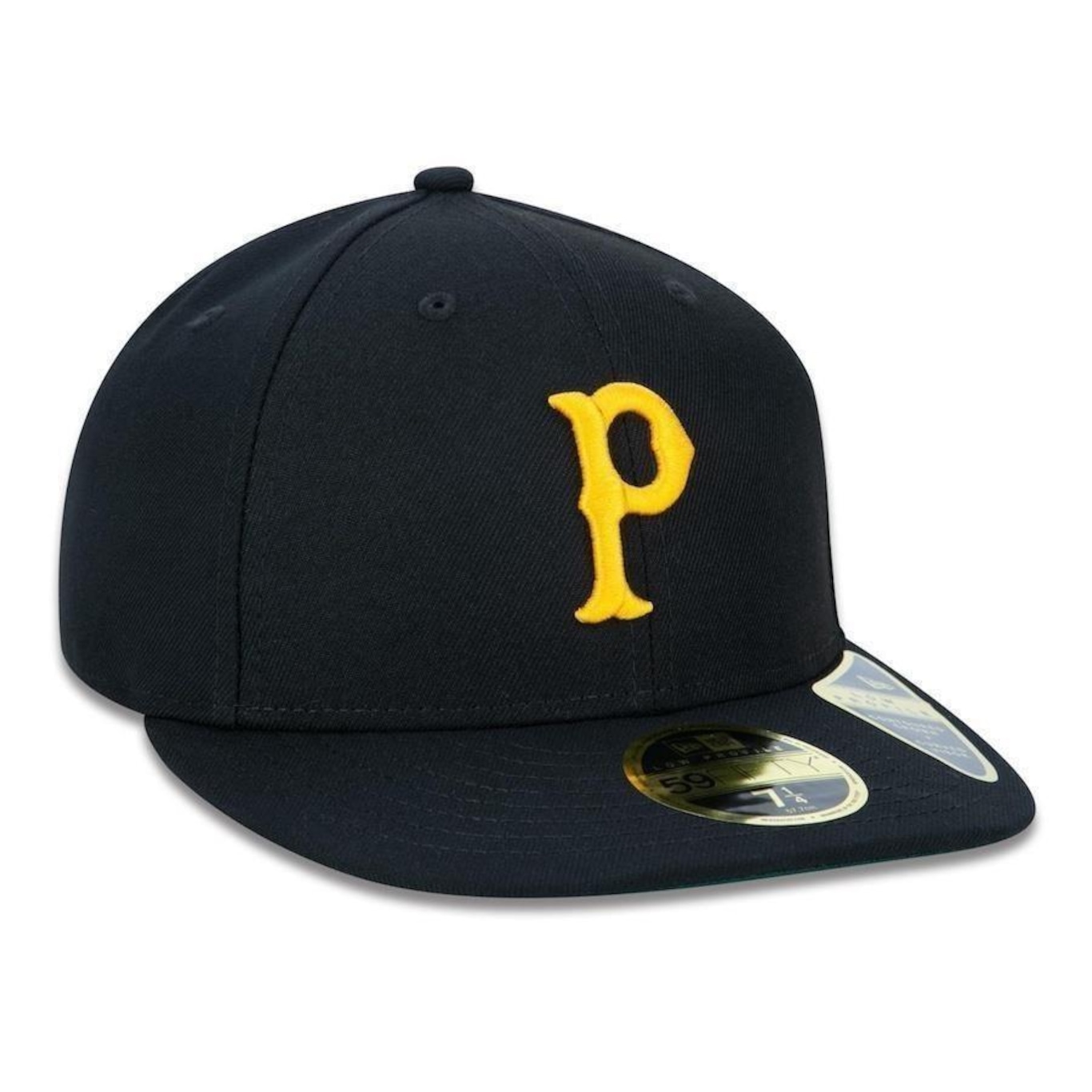 Boné Aba Reta New Era 59fifty Low Profile MLB Pittsburgh Pirates Modern Classic - Fechado - Adulto - Foto 3