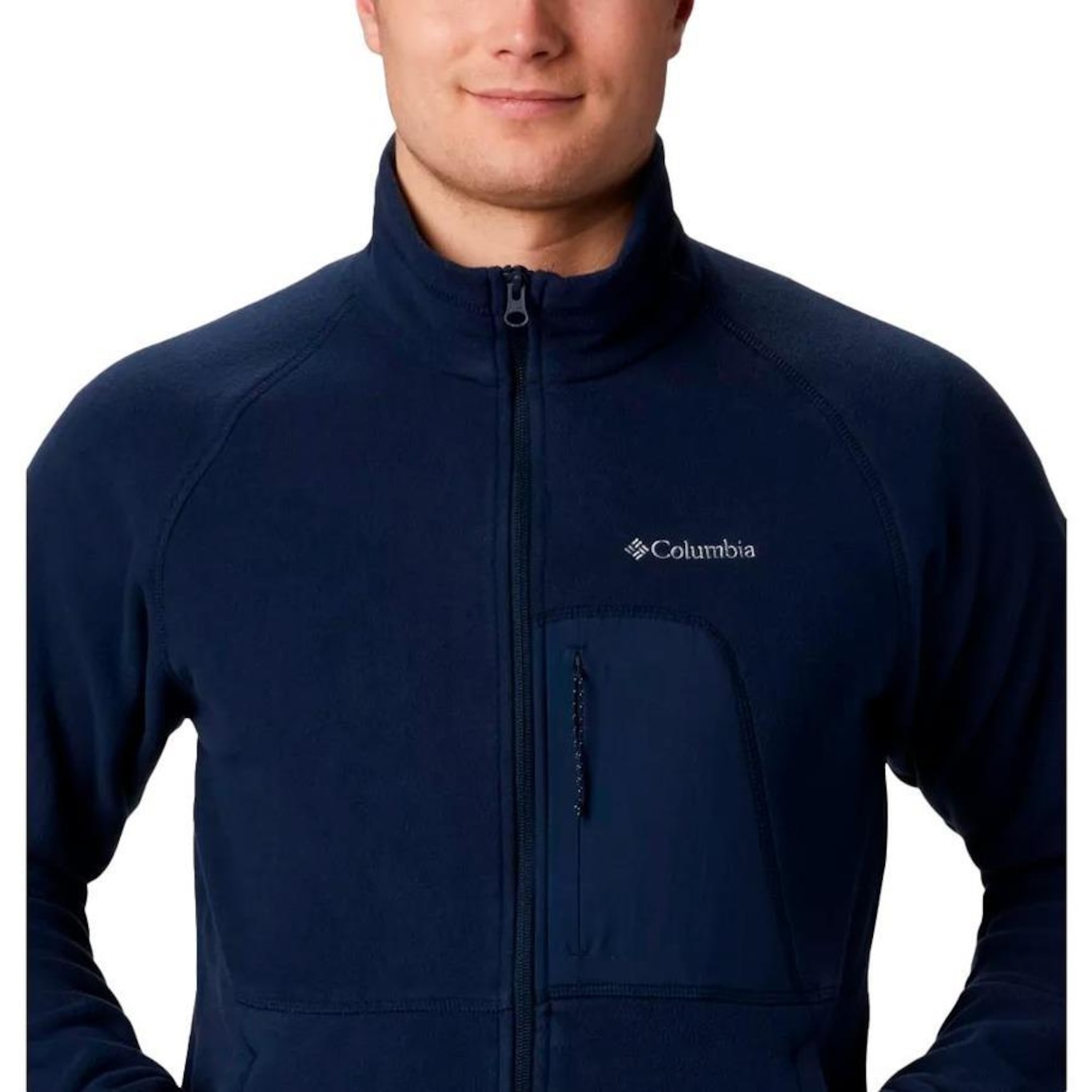 Jaqueta sem Capuz Columbia Rapid Expedition Full Zip Fleece - Masculina - Foto 5