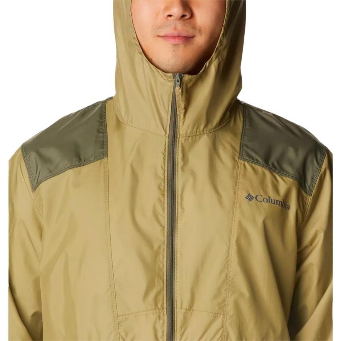 Jaqueta com Capuz Columbia Flashback Windbreaker - Masculina - Foto 6