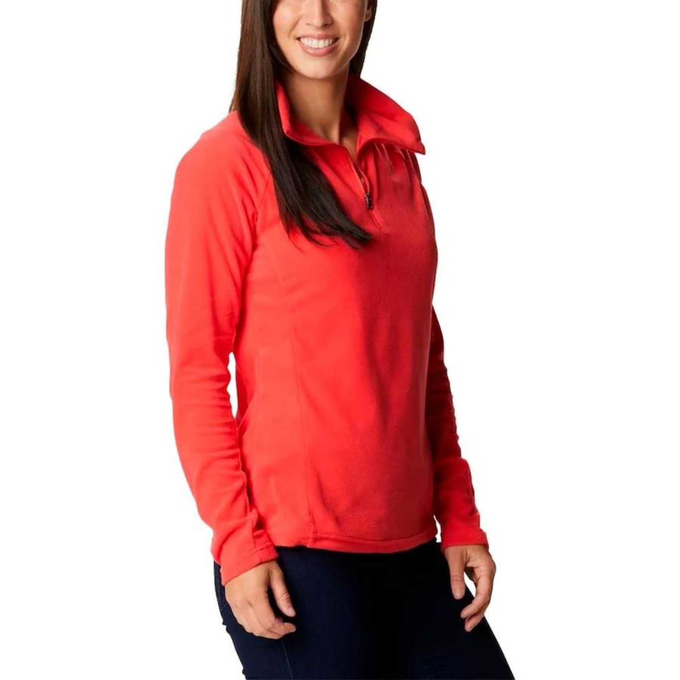 Jaqueta de Moletom sem Capuz Columbia Glacial IV Half Zip - Feminina - Foto 2