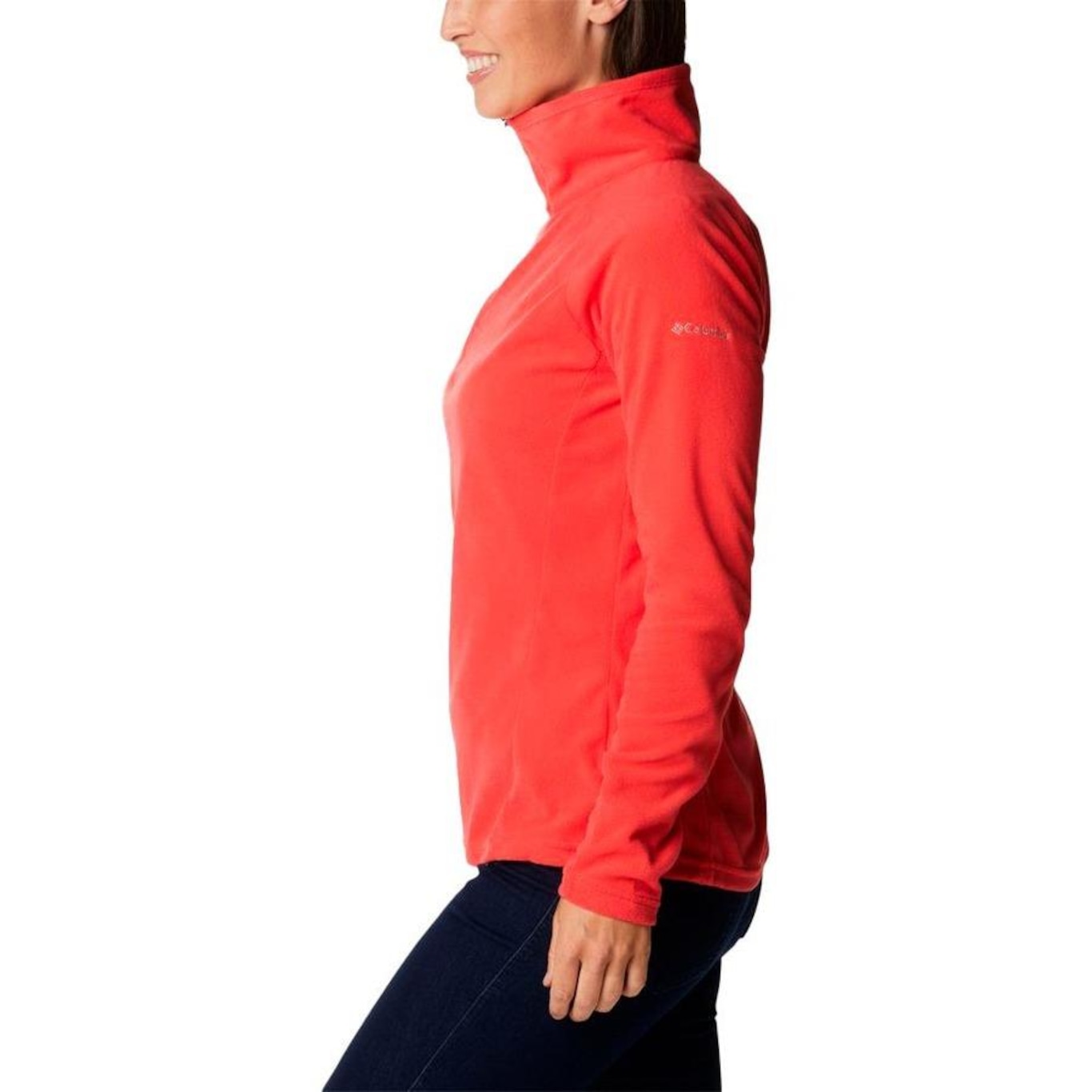 Jaqueta de Moletom sem Capuz Columbia Glacial IV Half Zip - Feminina - Foto 4