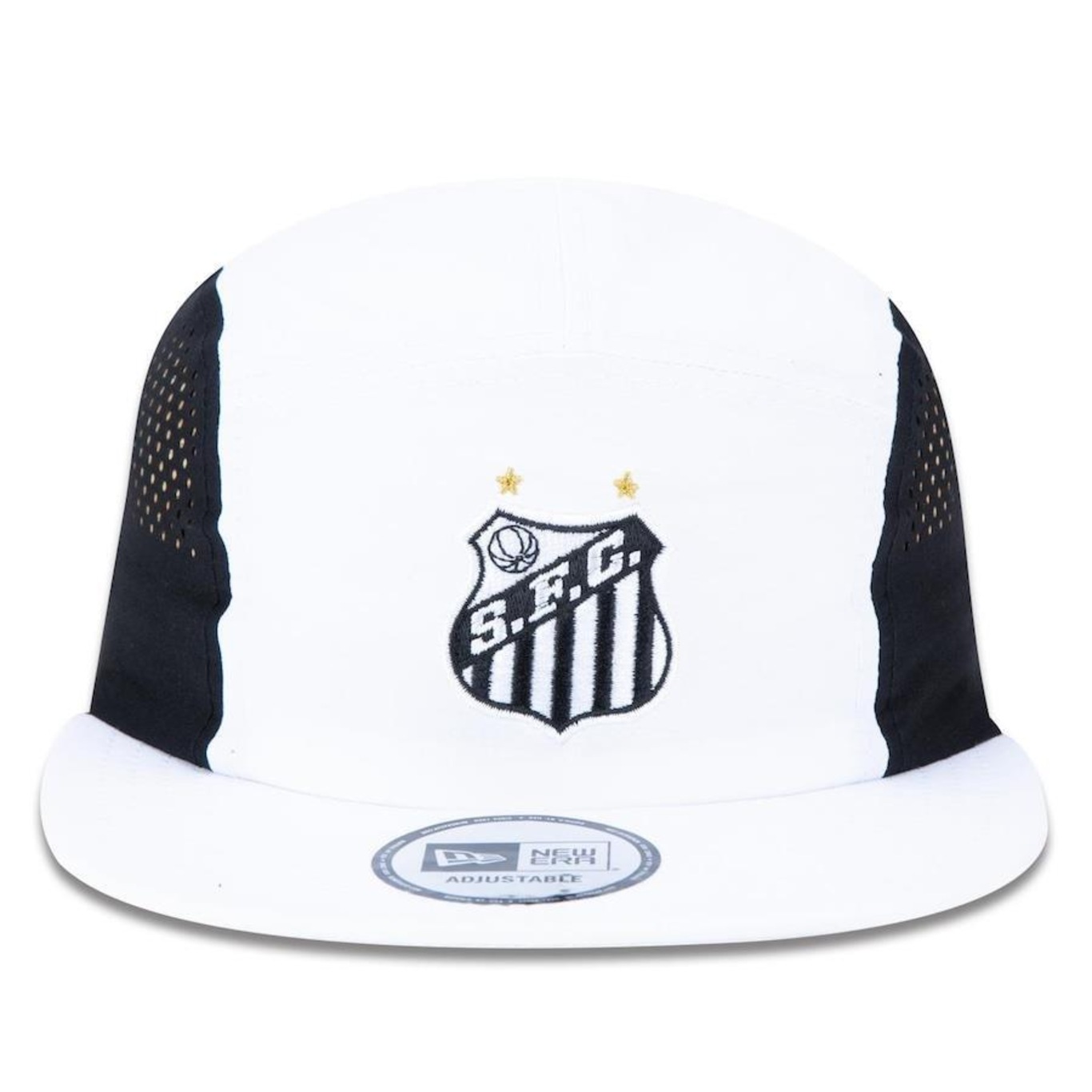 Boné Aba Reta New Era Camper Futebol Santos - Strapback - Adulto - Foto 2