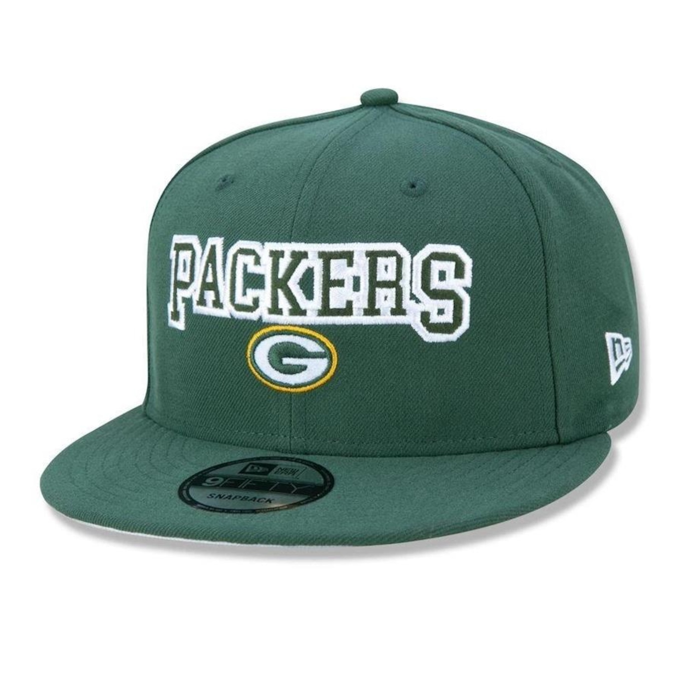 Boné Aba Reta New Era Green Bay Packers 950 e Simple - Snapback - Adulto - Foto 1