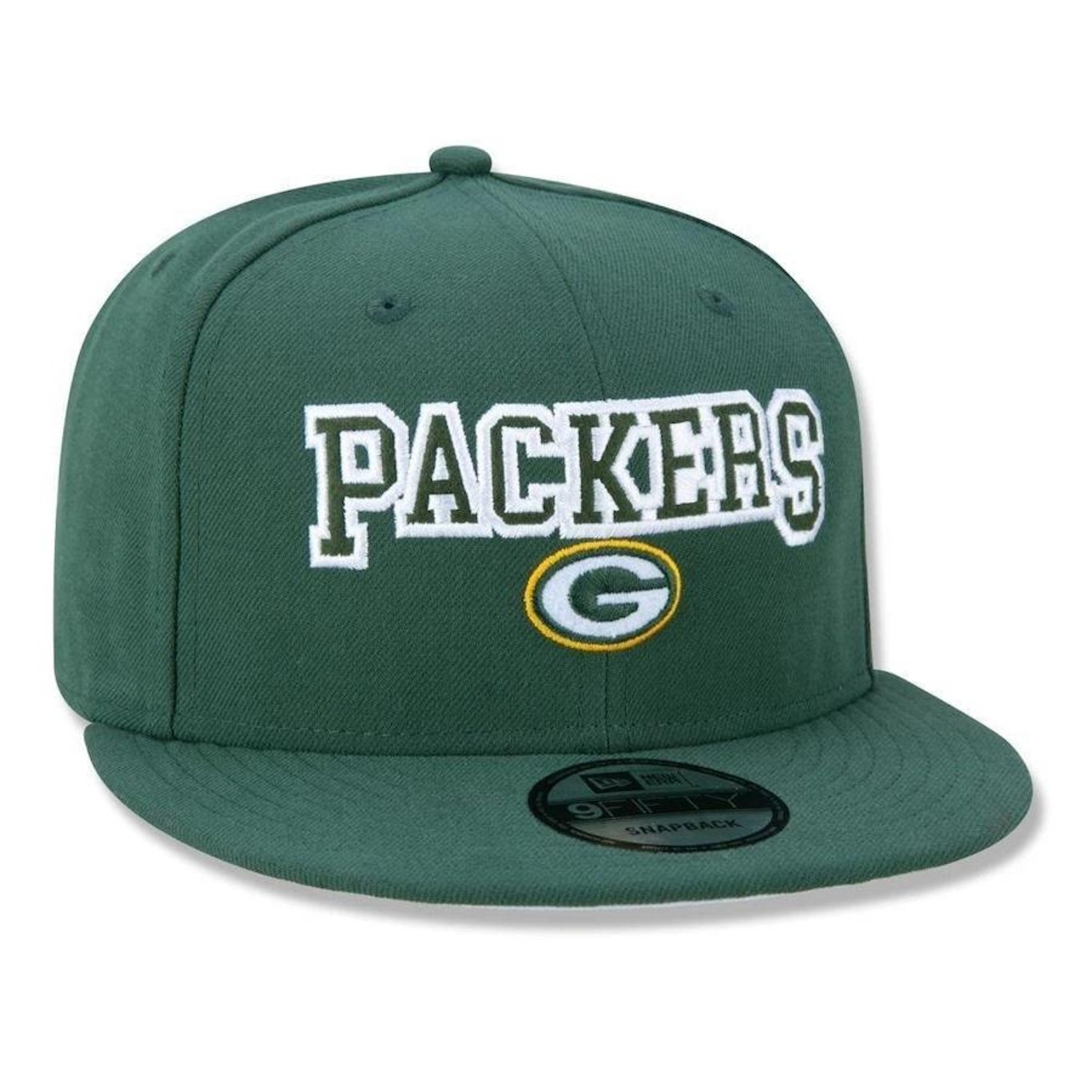 Boné Aba Reta New Era Green Bay Packers 950 e Simple - Snapback - Adulto - Foto 4