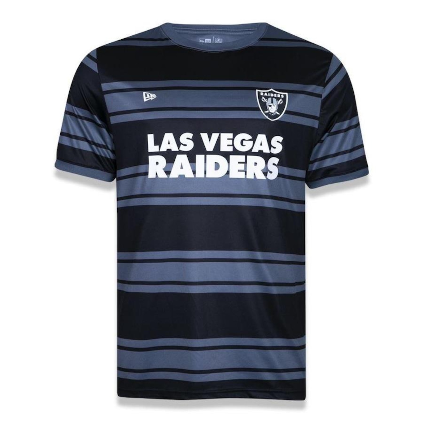 Camiseta New Era Las Vegas Raiders Soccer Style Lines  - Masculina - Foto 1