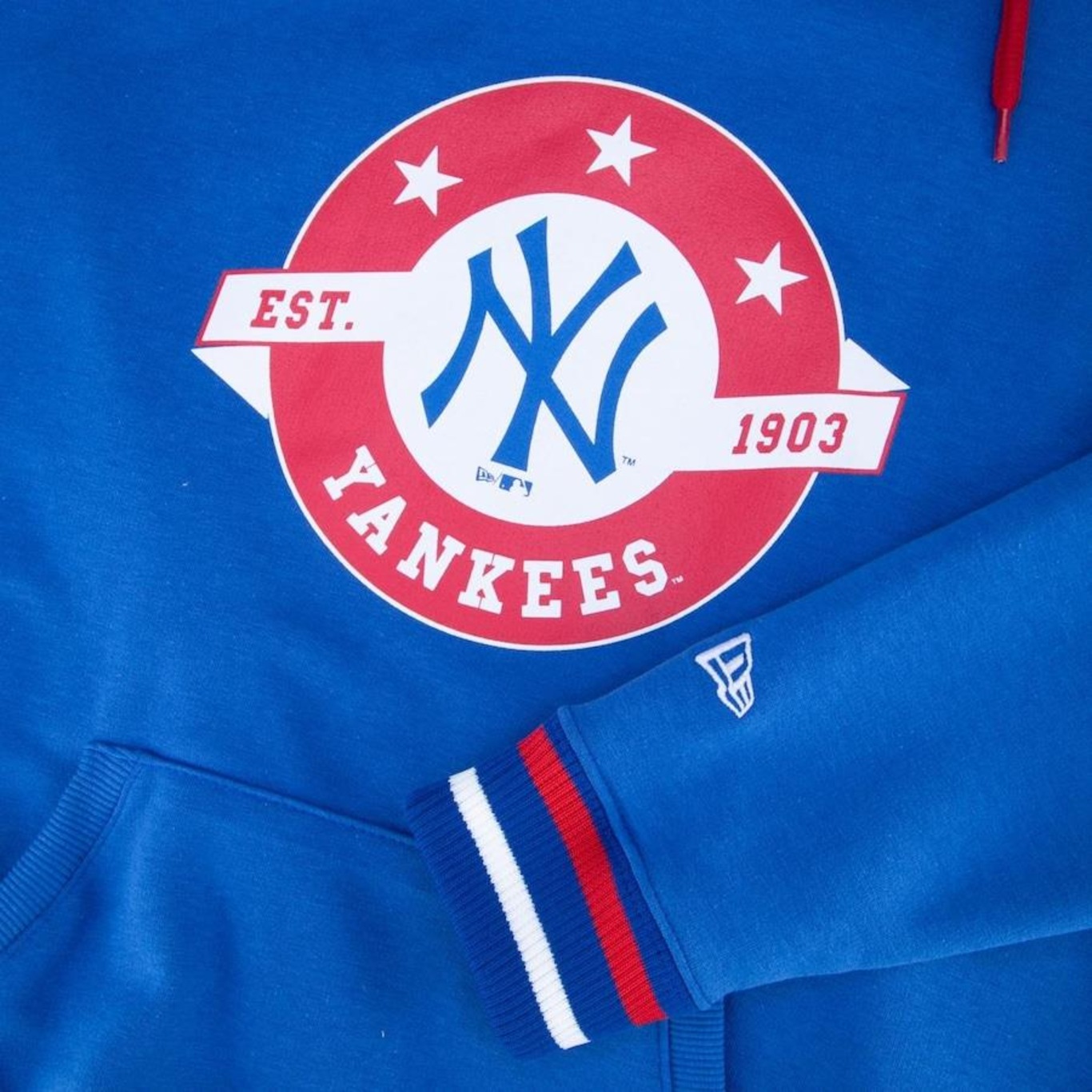 Blusão de Moletom New Era Energy Spirit Stars New York Yankees - Masculino - Foto 3