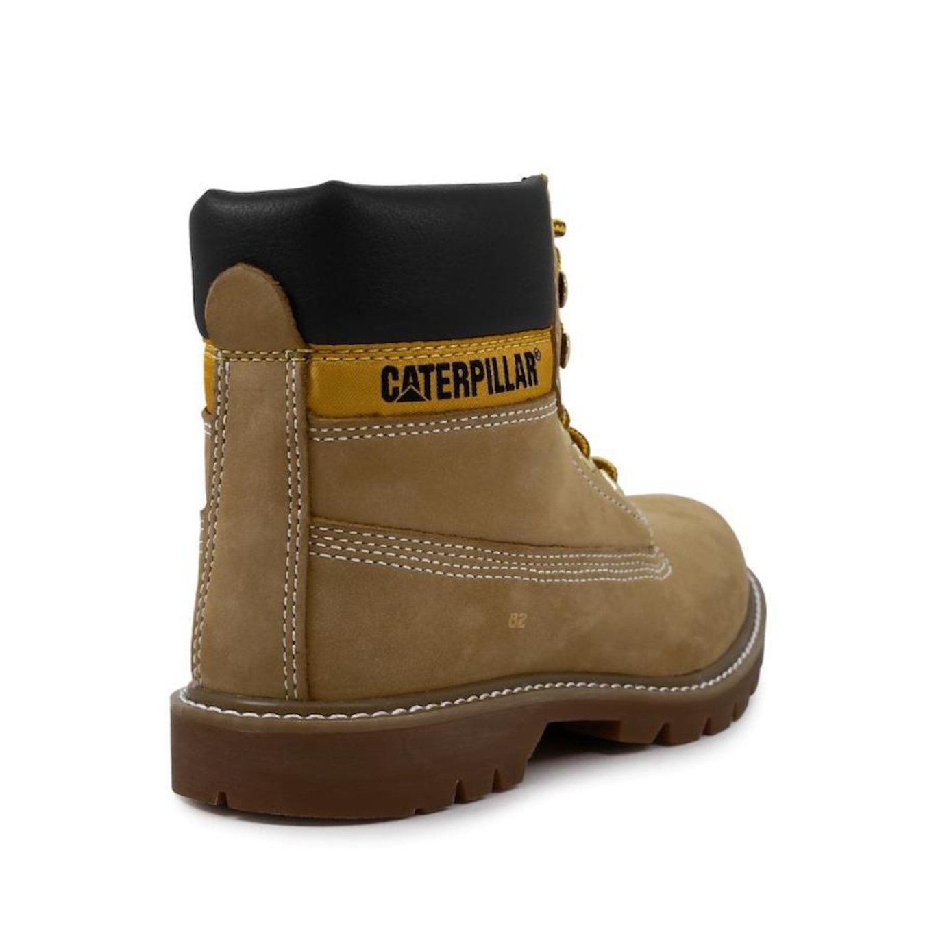 Bota Caterpillar Original Masculina palmilha a Gel Couro Marrom Impermeável  Confortável impermeável.