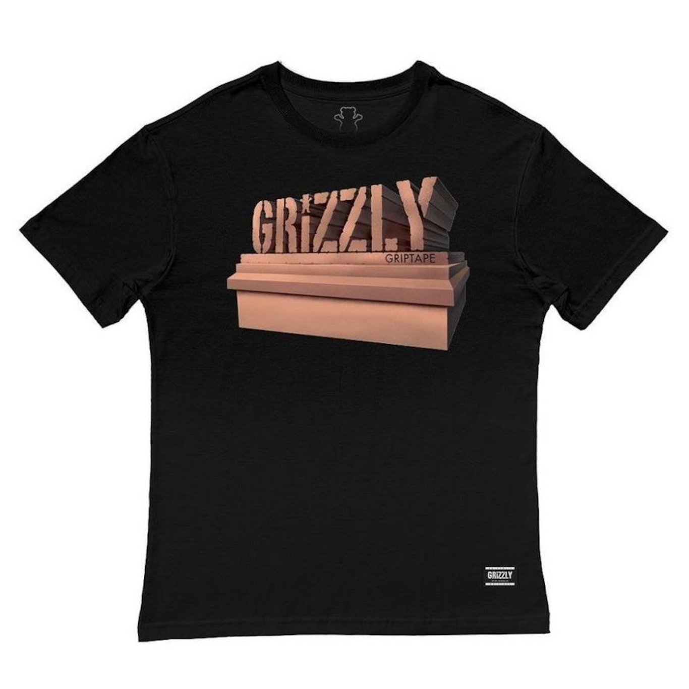 Camiseta Grizzly Monument - Masculina - Foto 1