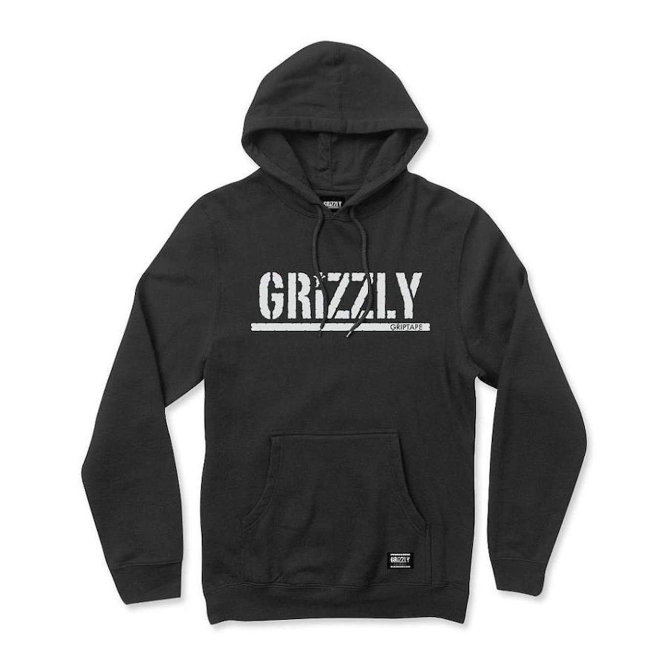 Blusão de Moletom com Capuz Grizzly Canguru Stamp Hoodie - Masculino - Foto 1